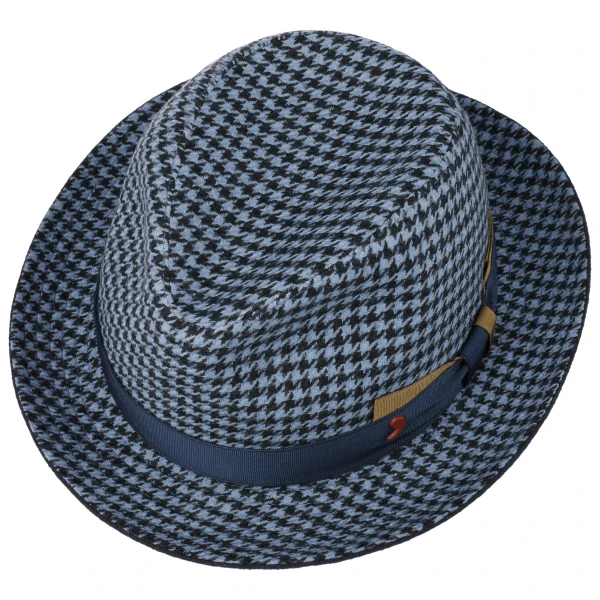 Alfonso DEste Houndstooth Fedora Wollhut By Alfonso D´Este 1