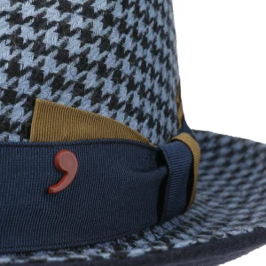 Alfonso DEste Houndstooth Fedora Wollhut By Alfonso D´Este 11