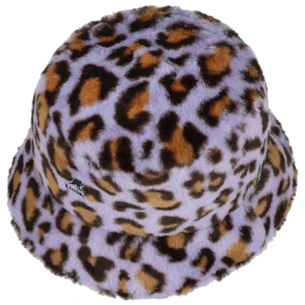 Lavender Leo Faux Fur Bucket Stoffhut By Kangol 1