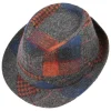 Merino Patchwork Trilby Hut By Lierys 17